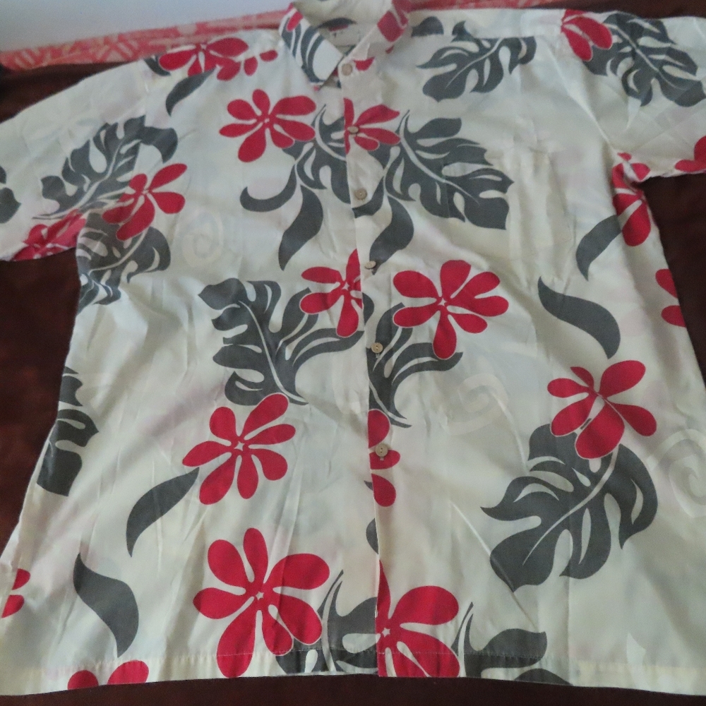 VTG MAMO HOWELL  Floral  Print Aloha Hawaiian Shirt USA Men's 3XL RARE